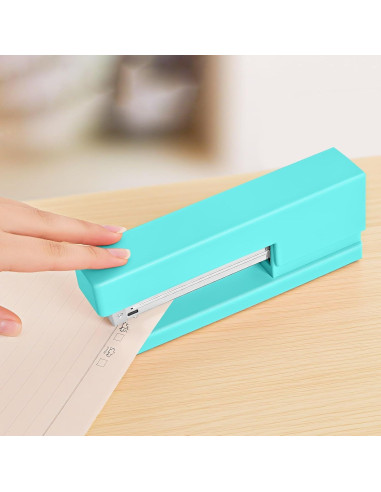 Grapadora de Escritorio Yzkula Verde 25 Hojas con 830 Grapas