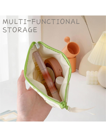 Estuche Cosmético Acolchado Tizee 2Pack Vintage Algodón