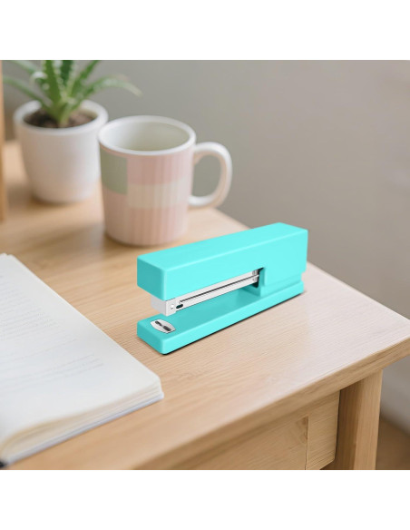 Grapadora de Escritorio Yzkula Verde 25 Hojas con 830 Grapas