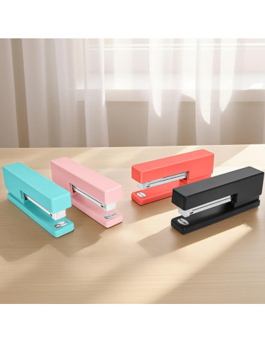 Grapadora de Escritorio Yzkula Verde 25 Hojas con 830 Grapas