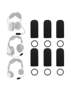Kit de Cubiertas de Micrófono David Clark - 6 Paquetes Espuma