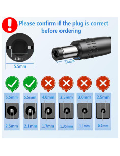Adaptador de corriente 12V 0.5A MTDZKJG para CCTV y LED 2