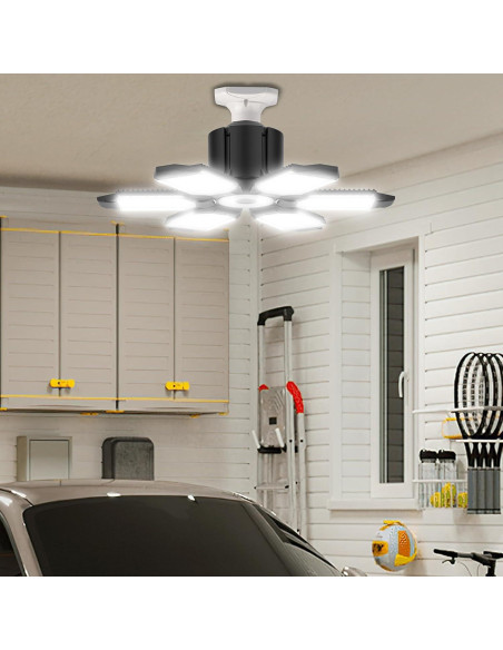 Bombilla LED Deformable 100W BRAINIAC con 6 Paneles Ajustables