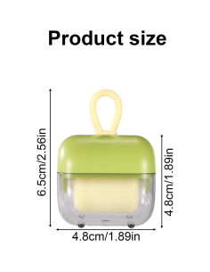 Mini rodillo quitapelusas Lyreh portátil reutilizable 6.5x4.8cm 2