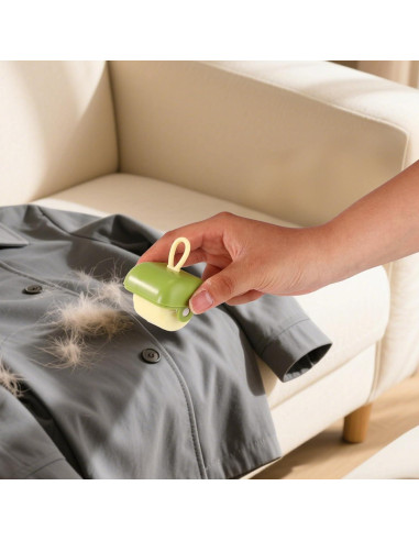 Mini rodillo quitapelusas Lyreh portátil reutilizable 6.5x4.8cm