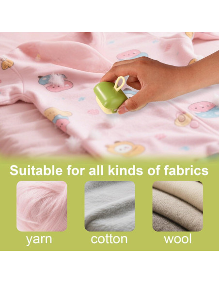 Mini rodillo quitapelusas Lyreh portátil reutilizable 6.5x4.8cm