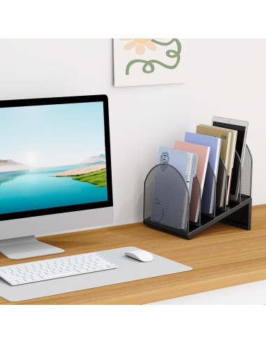 Organizador de Archivos de Escritorio OUTIOE 5 Secciones Negro