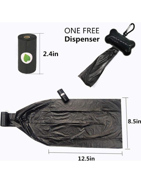 Bolsas Desechables para Excremento de Perro TYGONMUJO 120 Unidades