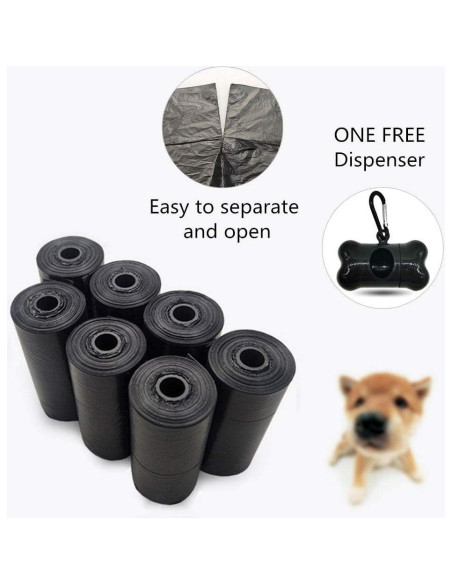 Bolsas Desechables para Excremento de Perro TYGONMUJO 120 Unidades