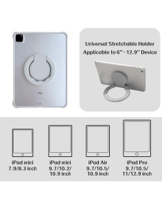 Soporte Ajustable Universal para Tableta WUOJI 7-11" Gris 2
