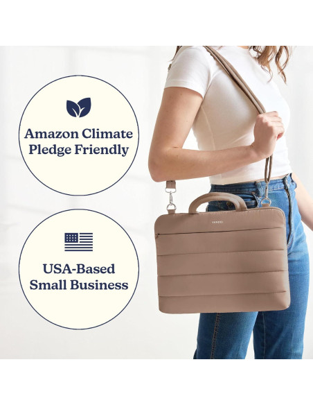 Funda para Laptop Vandel Latte 15-16" con Correa y Asa