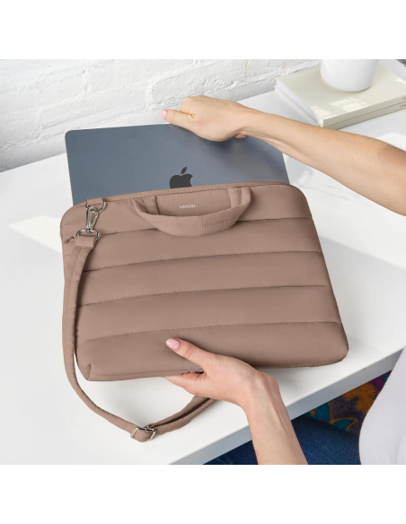 Funda para Laptop Vandel Latte 15-16" con Correa y Asa