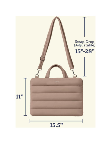 Funda para Laptop Vandel Latte 15-16" con Correa y Asa