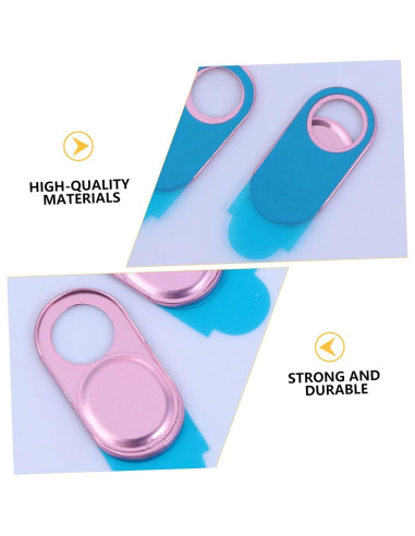 6 Piezas Cubierta Deslizante de Webcam OSALADI - Privacidad Aluminio