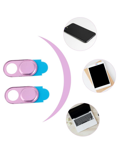 6 Piezas Cubierta Deslizante de Webcam OSALADI - Privacidad Aluminio