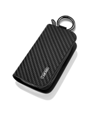 Funda de Llave de Coche T-carbon Universal de Fibra de Carbono