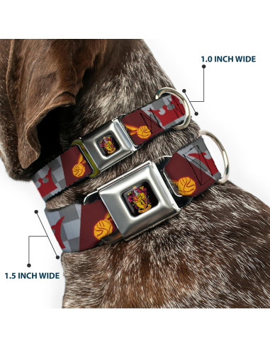 Collar para Perro Warner Bros. Gryffindor 38-61 cm