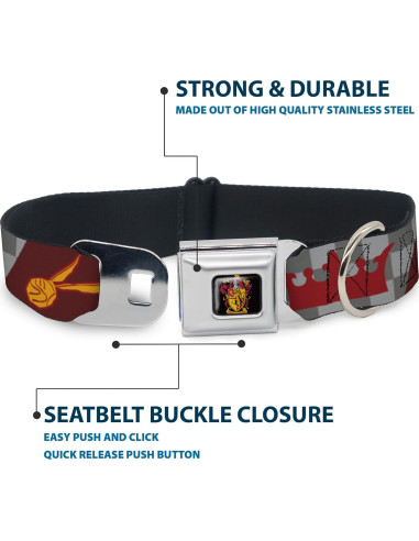 Collar para Perro Warner Bros. Gryffindor 38-61 cm
