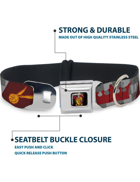 Collar para Perro Warner Bros. Gryffindor 38-61 cm