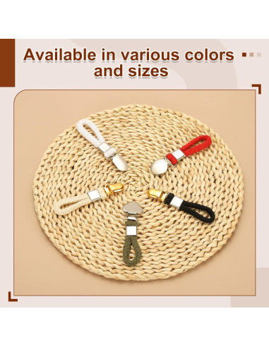 Clips para Toallas de Té PATIKIL 5 Pcs Verde 11x3 cm