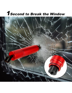 Martillo de Seguridad PIRXXIY para Romper Ventanas de Auto 2