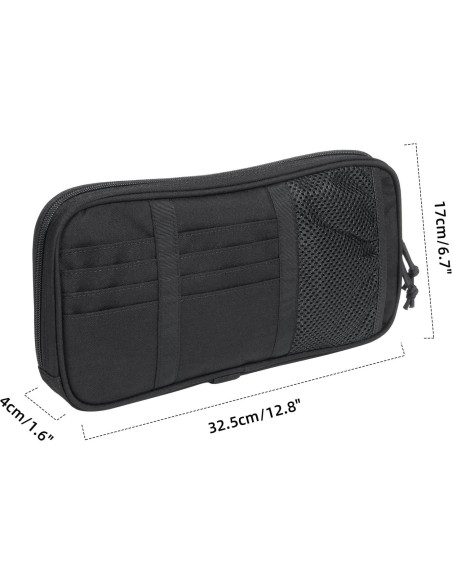 Organizador de Visera de Sol EXCELENTE ELITE SPANKER Negro