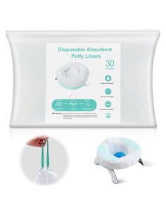 Forros de Inodoro Desechables Womumon - 30 Cuentas, Almohadillas Absorbentes