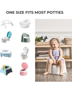 Forros de Inodoro Desechables Womumon - 30 Cuentas, Almohadillas Absorbentes 2