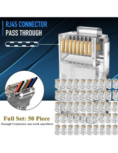 Kit de Herramientas Crimper LEATBUY-TECH RJ45/RJ11/RJ12 2