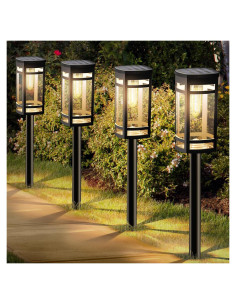 Luces Solares para Jardín EXCMARK 12 Piezas LED Impermeables