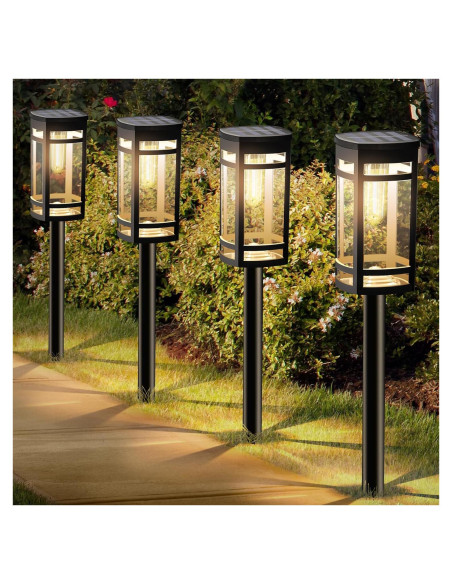 Luces Solares para Jardín EXCMARK 12 Piezas LED Impermeables