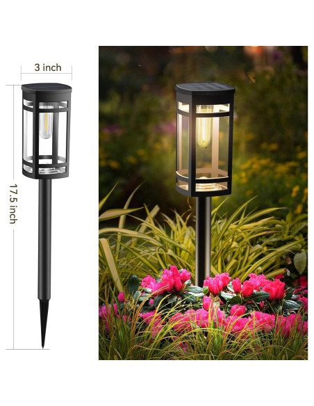 Luces Solares para Jardín EXCMARK 12 Piezas LED Impermeables