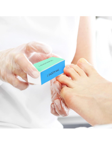 Bloques de Pulido de Uñas BTYMS - 10 Pcs 4 Vías