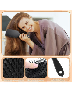 Juego de 5 Cepillos para el Cabello ProSuites - Desenredantes y Peines 2