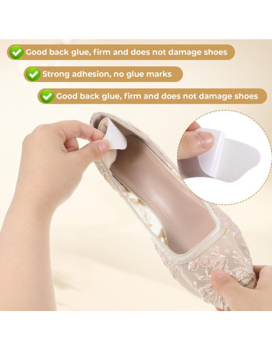 8 Pares Almohadillas para Talones Skrfren - Confort y Antideslizante