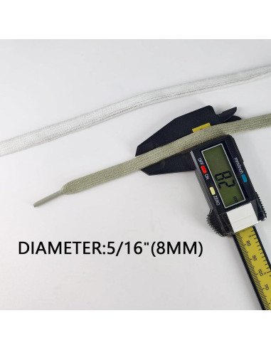 Cuerdas de Zapato de Algodón Envejecidas UamGlsob 120cm 8mm