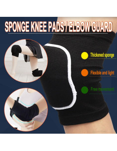 Rodilleras y Codilleras YINXIAQIYE Medianas Negras 2