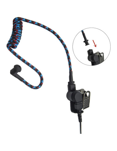 Tubo Acústico de Nylon Trenzado JUYODE para Auriculares - Colorido