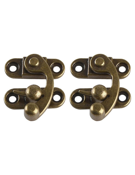 Cierre Vintage RUIAN de Brazo Oscilante 33x28mm Bronce 2 Pcs