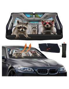 Paraguas Sombra para Parabrisas Raccoon 144.78x76.2 cm