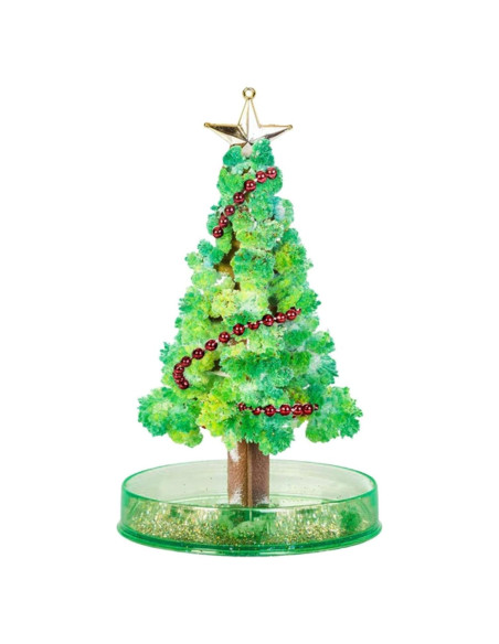 Árbol de Navidad Mágico Verde - Kit de Crecimiento de Cristales