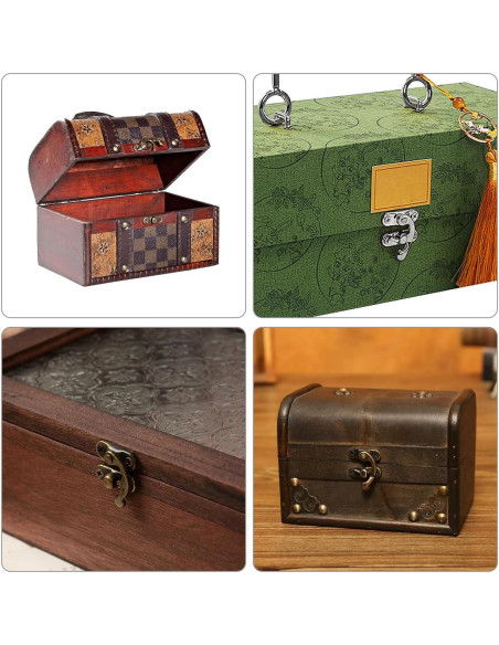 Cierre Vintage RUIAN de Brazo Oscilante 33x28mm Bronce 2 Pcs