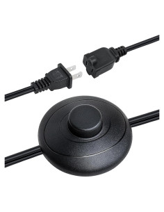 Interruptor de Pedal Umitiu 1.8m para Lámparas y Herramientas