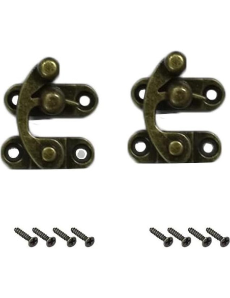 Cierre Vintage RUIAN de Brazo Oscilante 33x28mm Bronce 2 Pcs