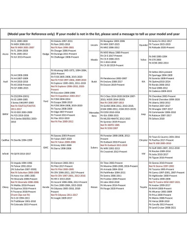 Funda de Asiento de Coche BWTJF Negra Universal 2 Piezas