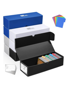 Caja de Almacenamiento de Cartas Fabmaker, Paquete de 8, 1000 Cartas