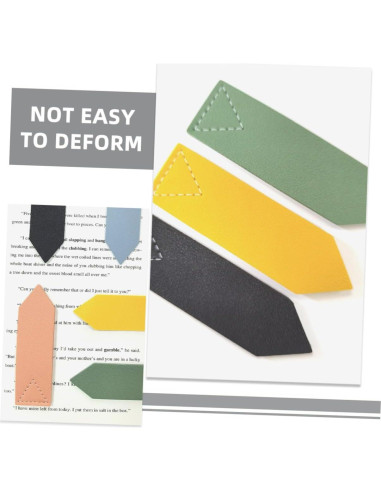 Marcadores de Página Pequeños Parliky 6 Pcs Coloridos PU