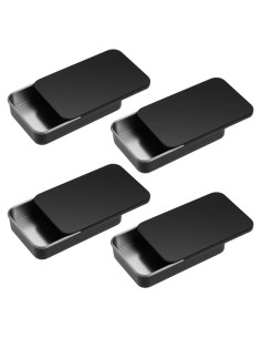 Estuche Portátil Hilo Dental Hpmjz 4 Piezas Negro 8x5x1.6cm