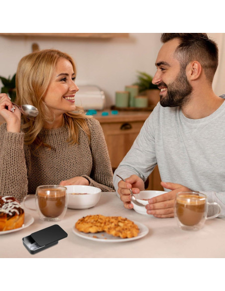 Estuche Portátil Hilo Dental Hpmjz 4 Piezas Negro 8x5x1.6cm