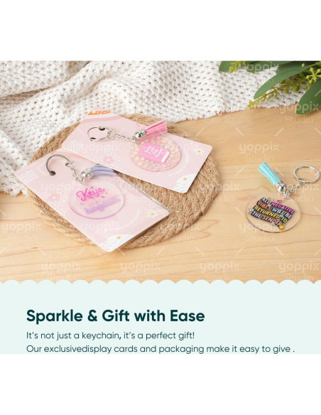 Juego de Llaveros Acrílicos YOPPIX 140 PCS Halloween DIY